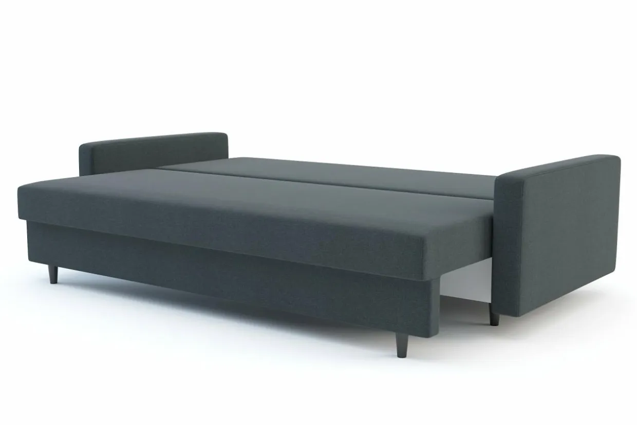 Sofa rozkładana ciemnoszara KELLY