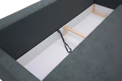 Sofa rozkładana ciemnoszara KELLY