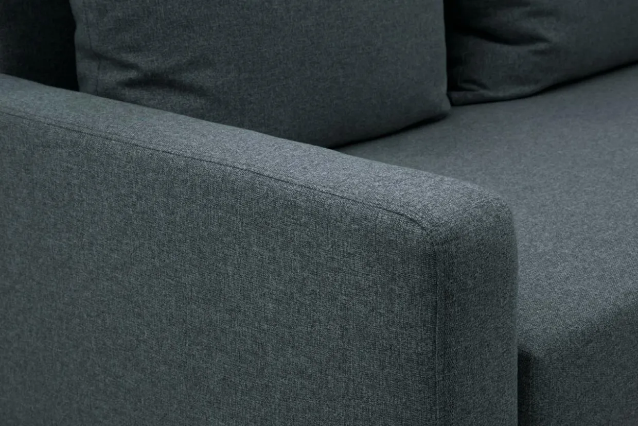 Sofa rozkładana ciemnoszara KELLY