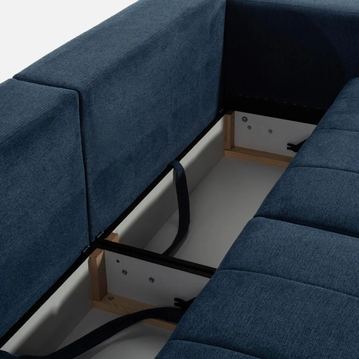 Sofa rozkładana granatowa CORTONA
