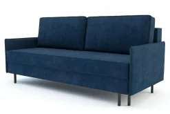 Sofa rozkładana granatowa NELLY