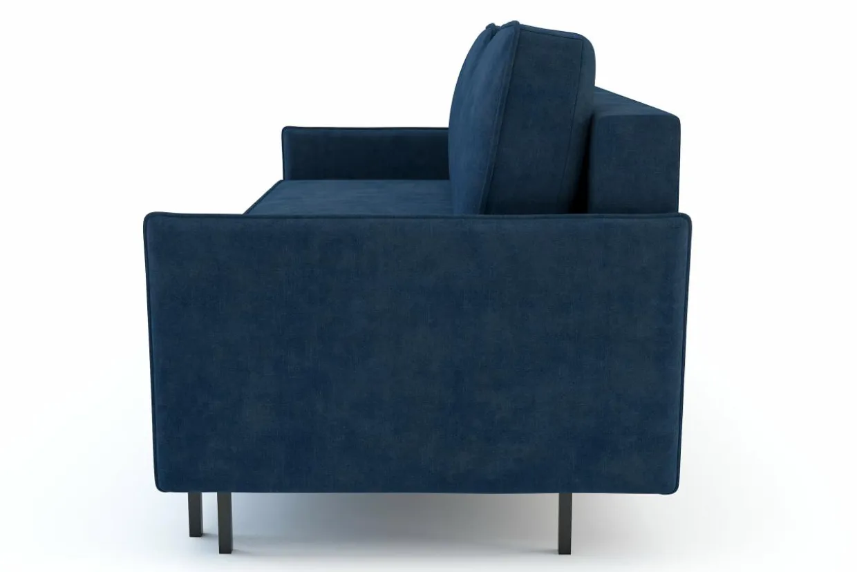 Sofa rozkładana granatowa NELLY