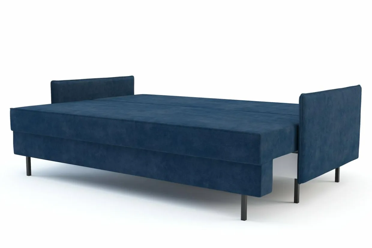 Sofa rozkładana granatowa NELLY