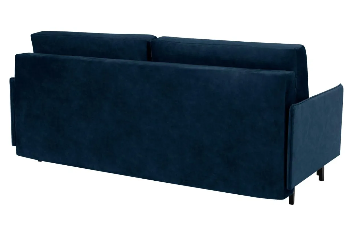 Sofa rozkładana granatowa NELLY