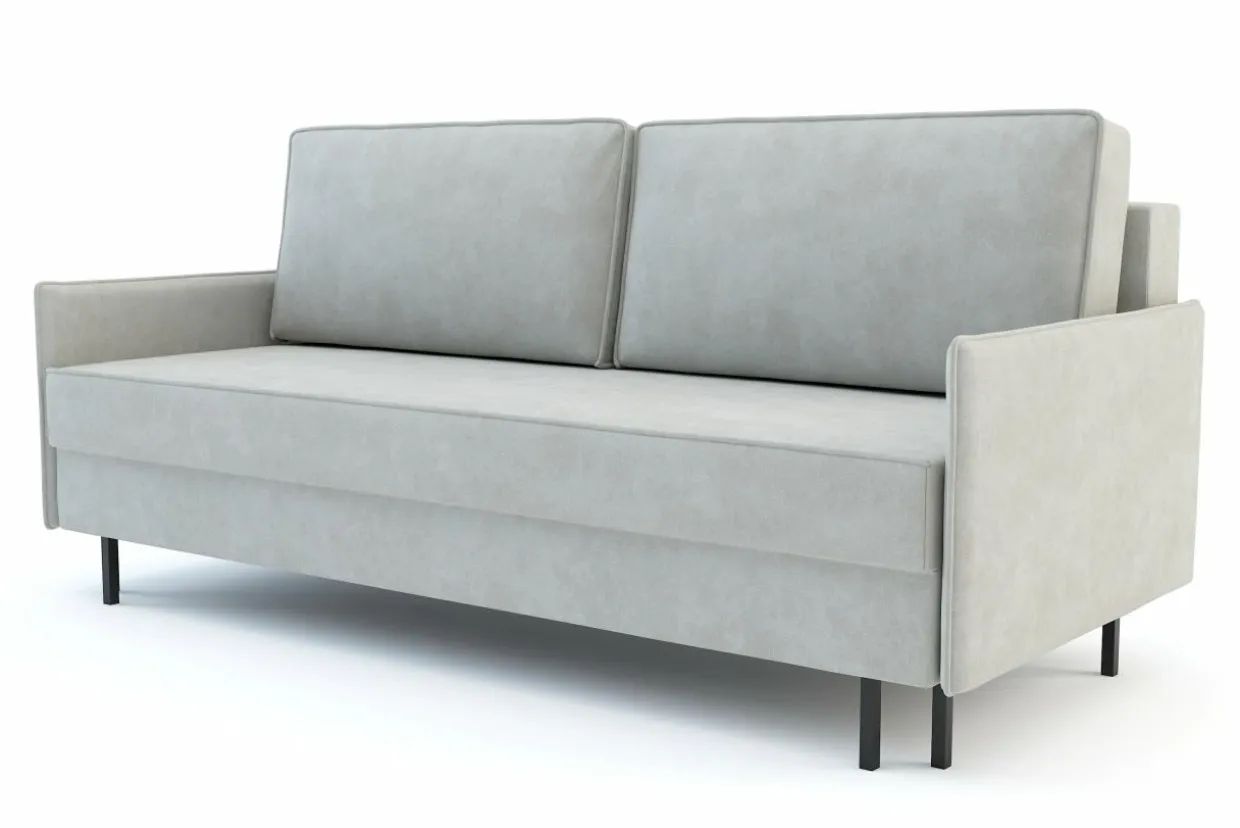 Sofa rozkładana jasnobeżowa NELLY