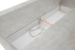 Sofa rozkładana jasnobeżowa NELLY