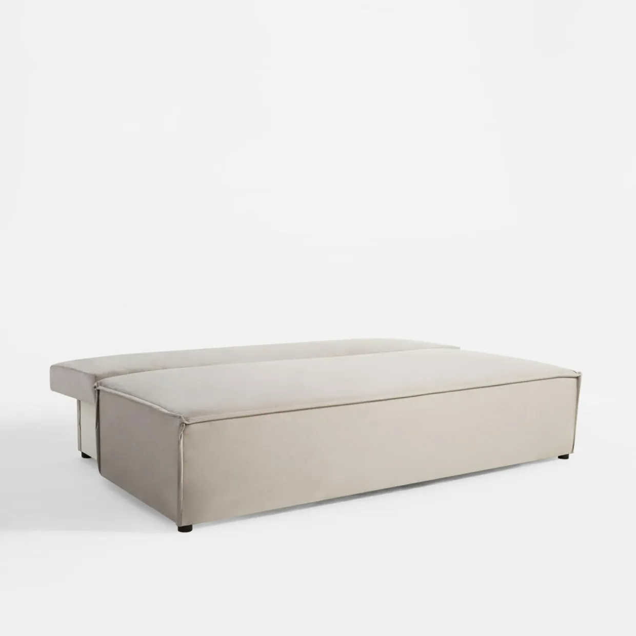 Sofa rozkładana jasnoszara DUE
