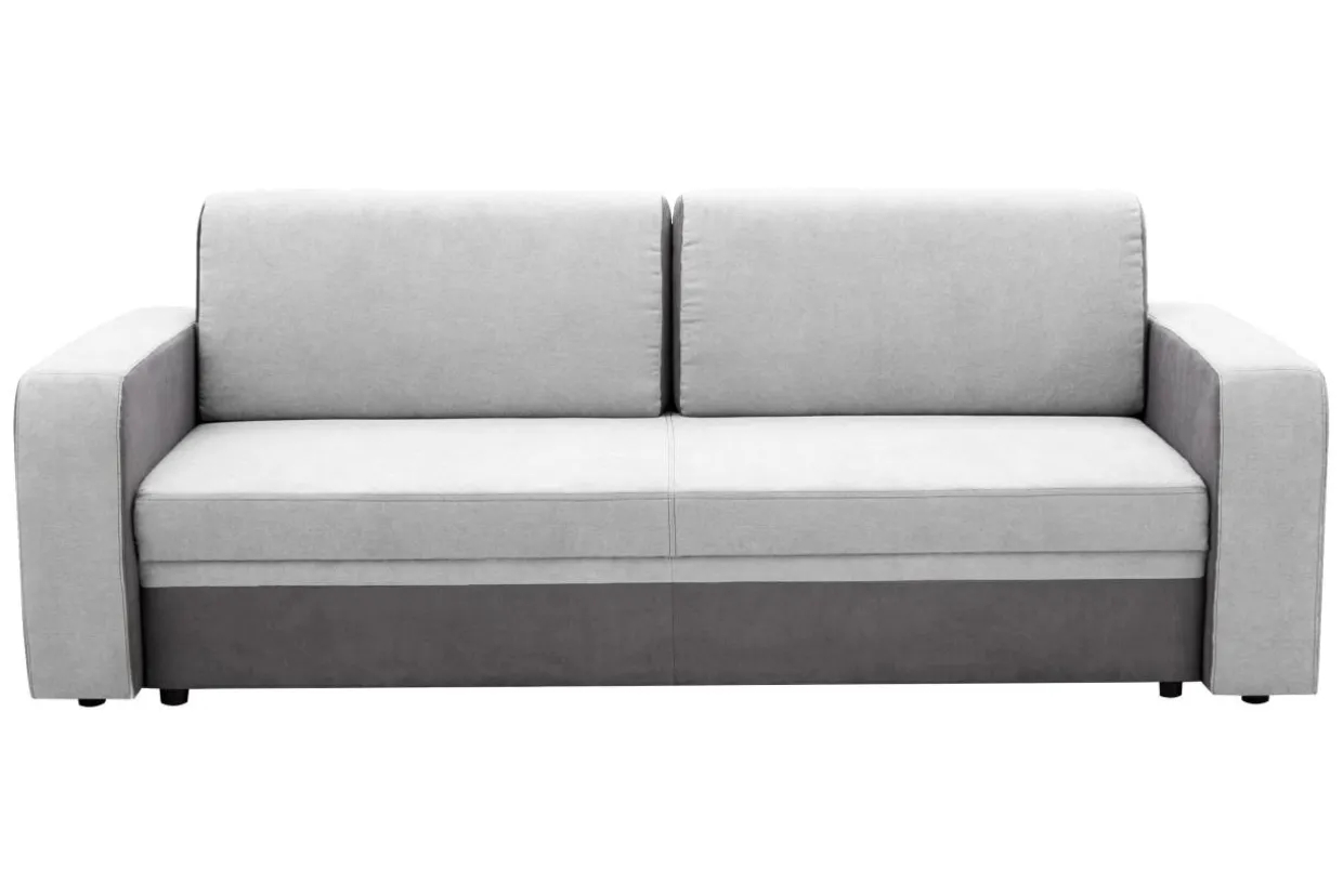 Sofa rozkładana jasnoszara NESSI