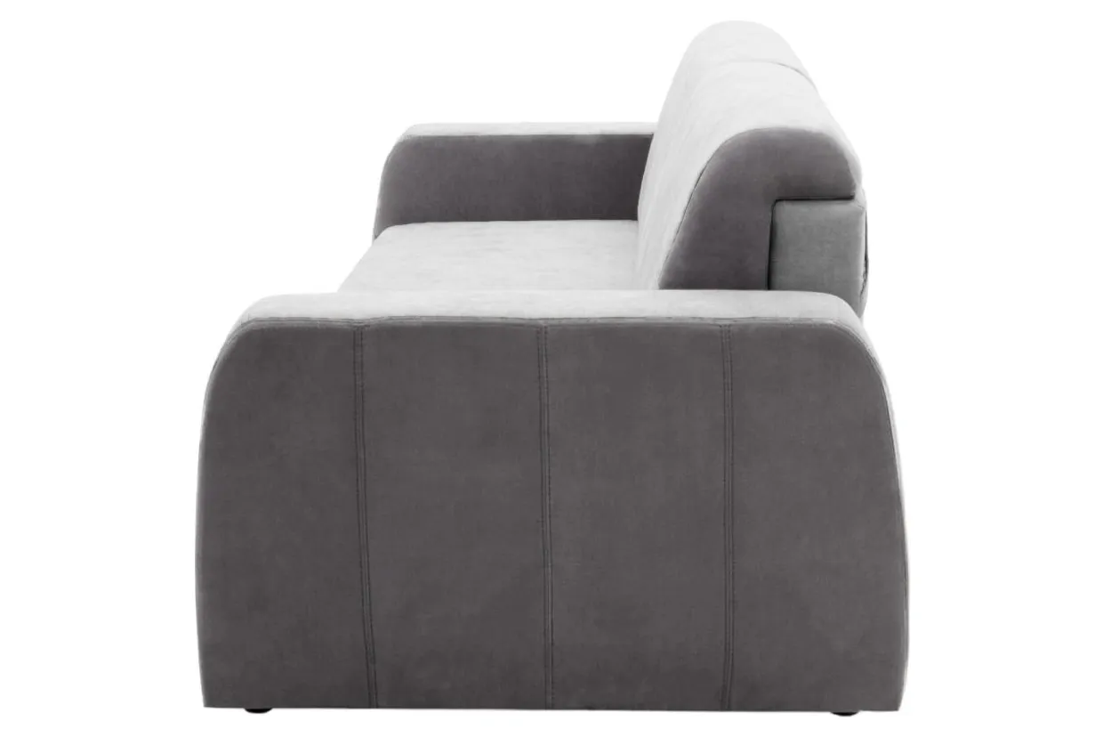 Sofa rozkładana jasnoszara NESSI