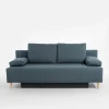 Sofa rozkładana niebieska TREVISO