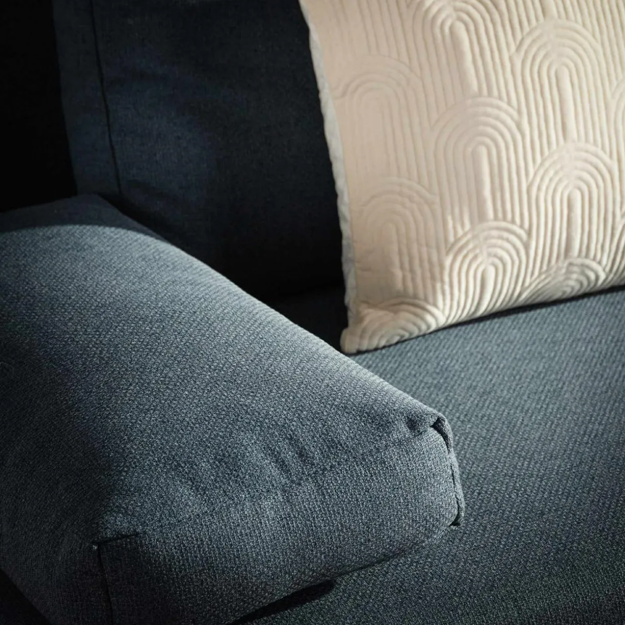 Sofa rozkładana niebieska TREVISO