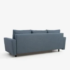 Sofa rozkładana niebieska STACY