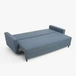 Sofa rozkładana niebieska STACY