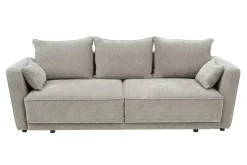Sofa rozkładana 3-osobowa beżowa ANDORA