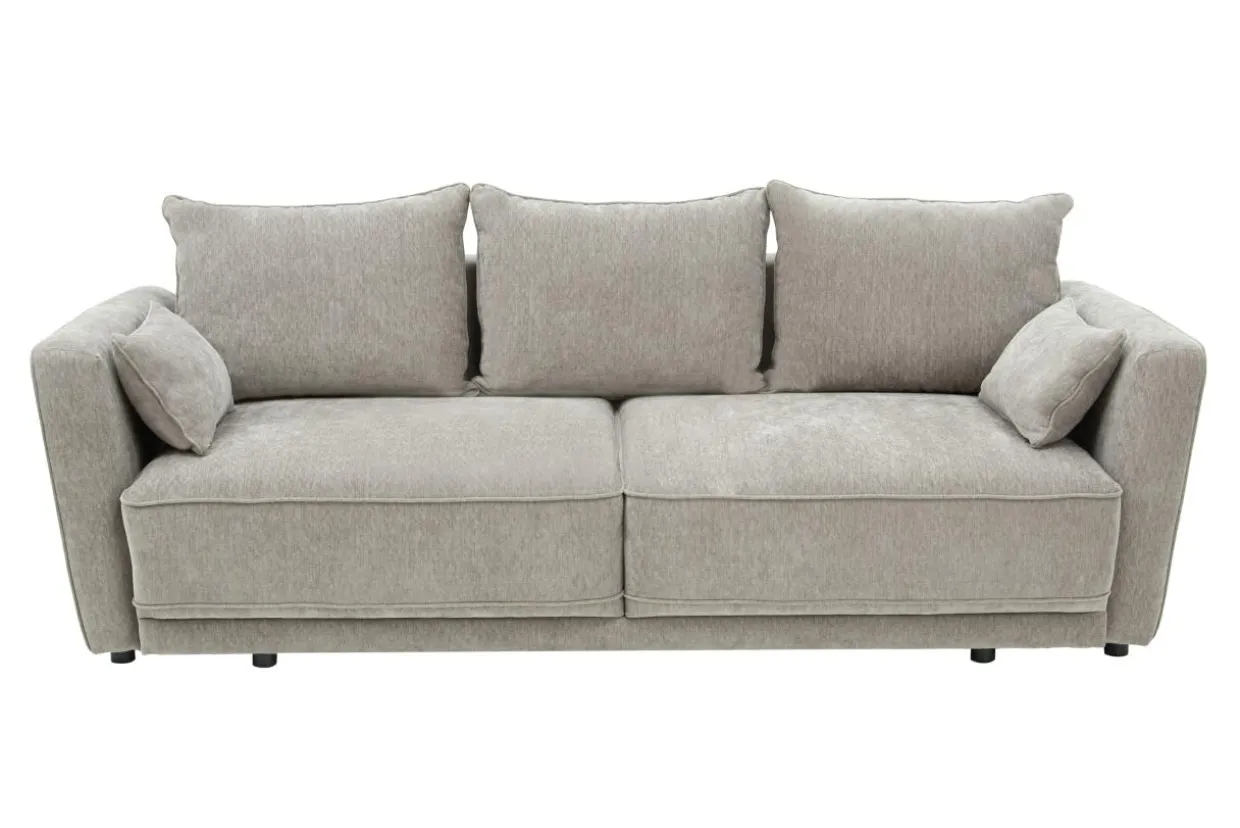 Sofa rozkładana 3-osobowa beżowa ANDORA