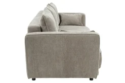 Sofa rozkładana 3-osobowa beżowa ANDORA