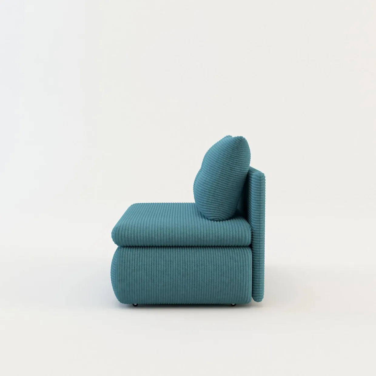 Sofa rozkładana 1-osobowa błękitna ELIAS I