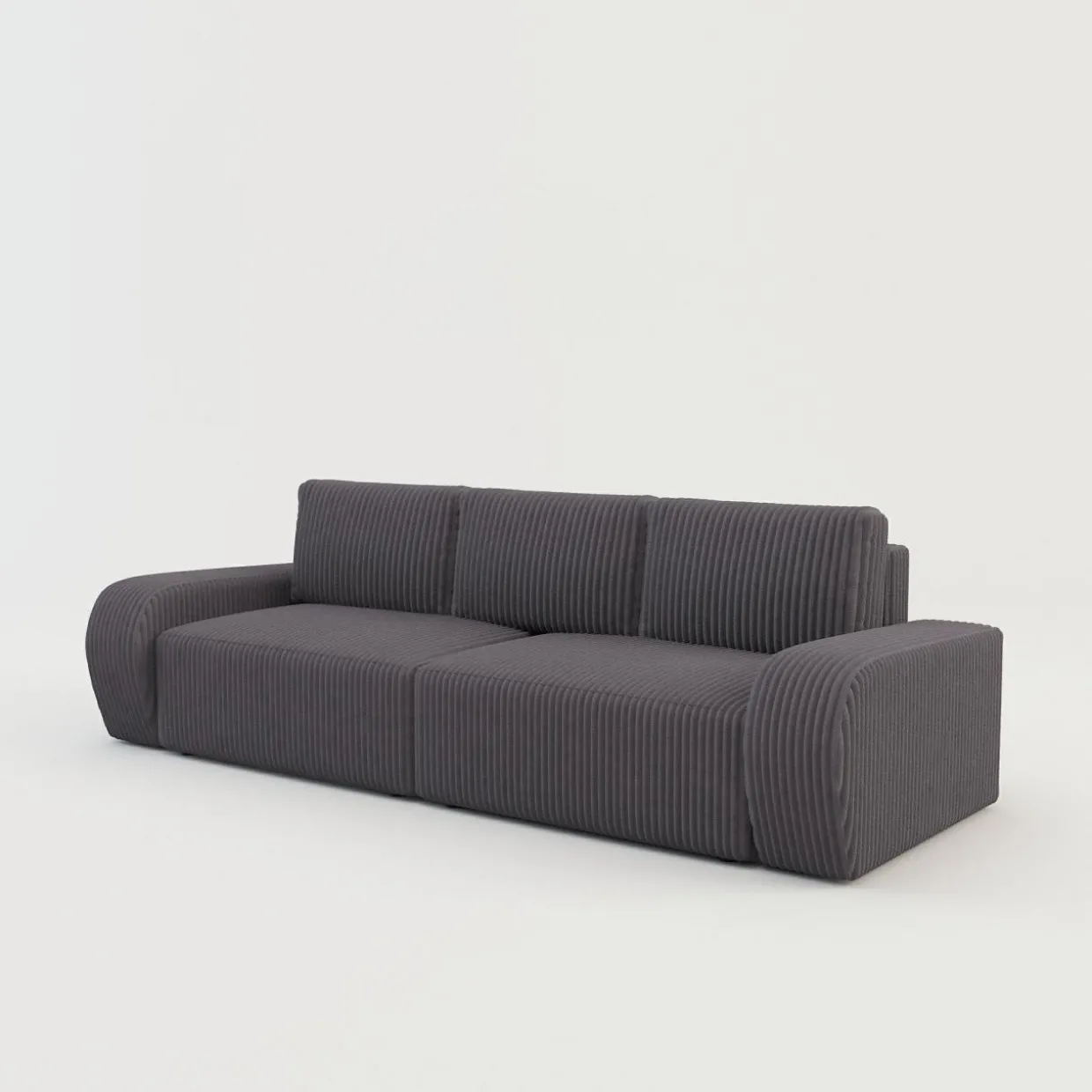 Sofa rozkładana 4-osobowa CAPPA antracyt