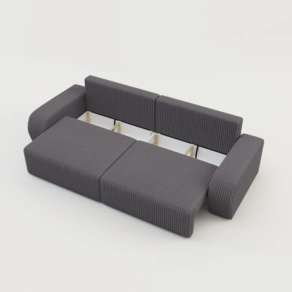 Sofa rozkładana 4-osobowa CAPPA antracyt