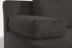 Sofa rozkładana 3-osobowa ciemnoszara ARIEL