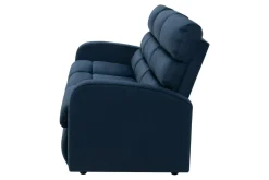 Sofa rozkładana 3-osobowa granatowa SWELL