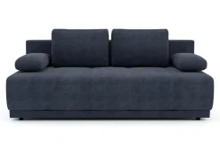 Sofa rozkładana 3-osobowa granatowa AGRI