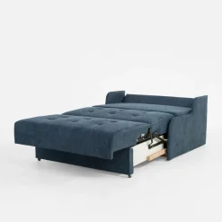 Sofa rozkładana 2-osobowa granatowa MATI II