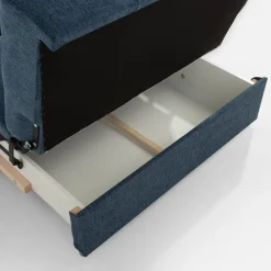 Sofa rozkładana 2-osobowa granatowa MATI II