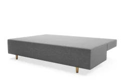 Sofa rozkładana 3-osobowa jasnoszara OTTA BIS