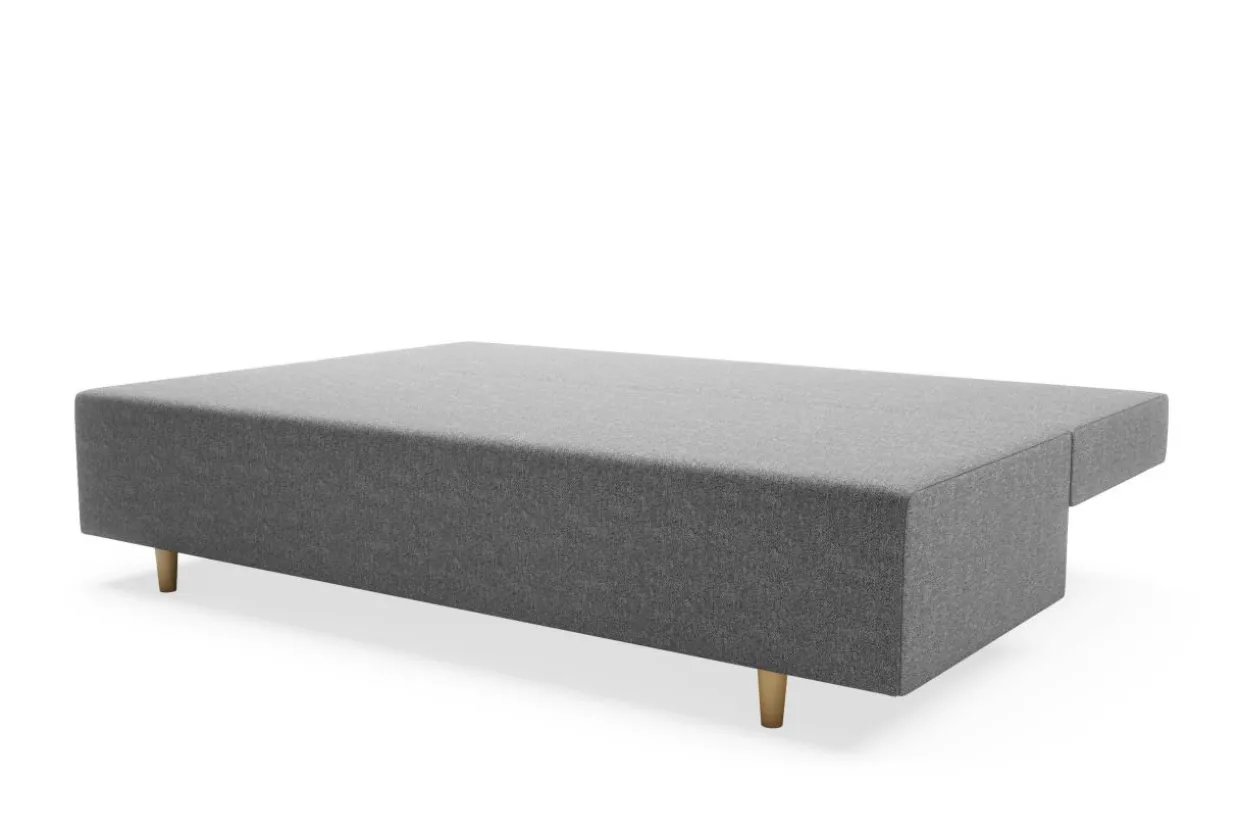 Sofa rozkładana 3-osobowa jasnoszara OTTA BIS