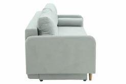 Sofa rozkładana 3-osobowa jasnoszara TAMPA