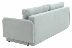 Sofa rozkładana 3-osobowa jasnoszara TAMPA