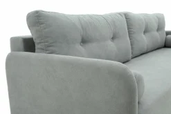 Sofa rozkładana 3-osobowa jasnoszara TAMPA