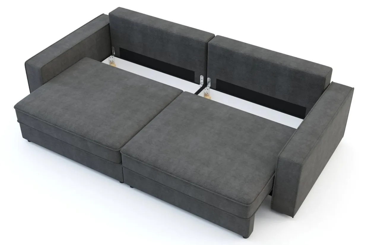 Sofa rozkładana 4-osobowa MARKOS szara