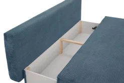 Sofa rozkładana 3-osobowa niebieska UNO