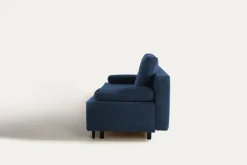 Sofa rozkładana 3-osobowa niebieska ARIEL