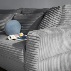 Sofa rozkładana 4-osobowa NOEMI jasnoszary