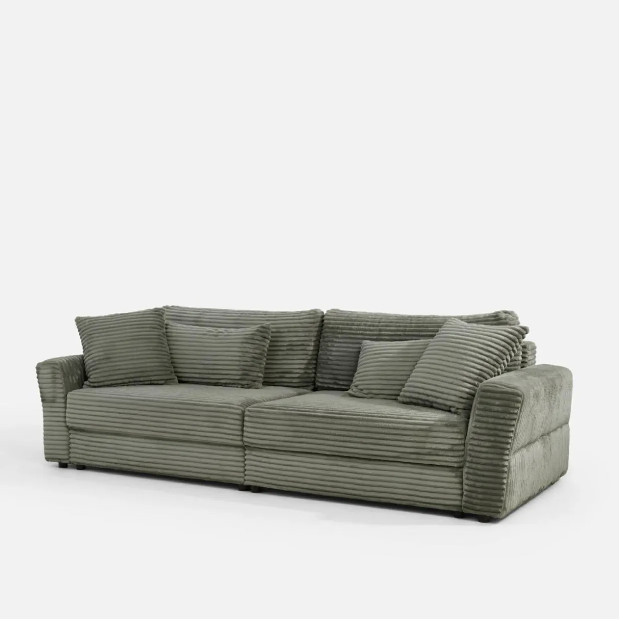 Sofa rozkładana 4-osobowa NOEMI zielony