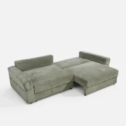 Sofa rozkładana 4-osobowa NOEMI zielony