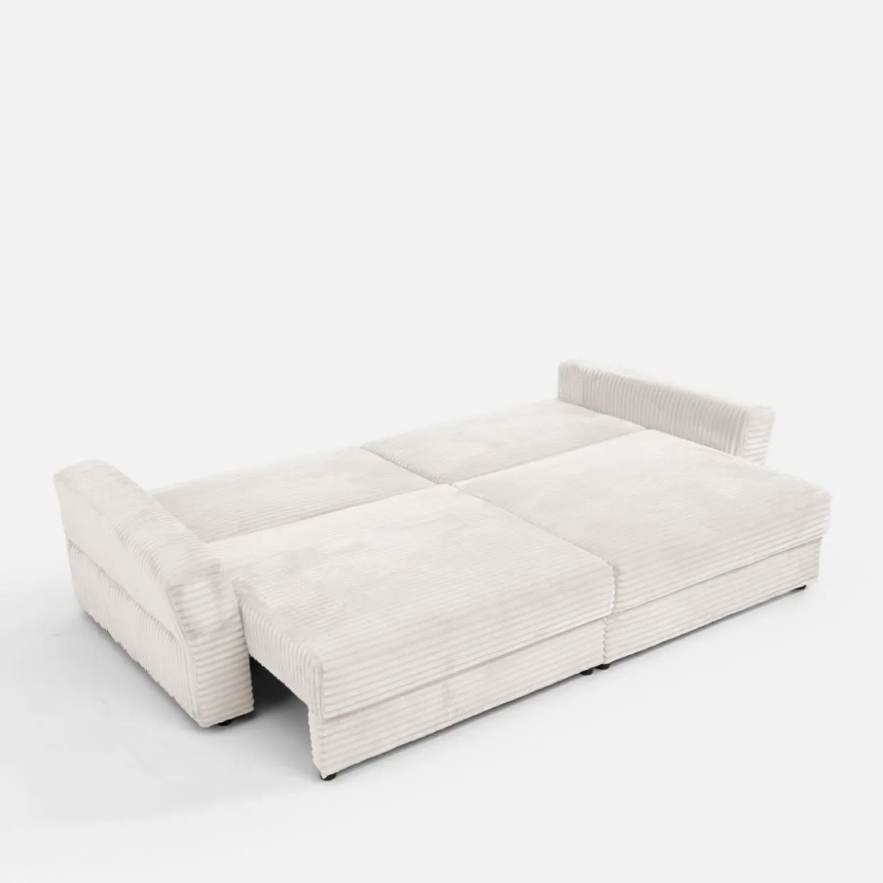Sofa rozkładana 4-osobowa NOEMI kremowy