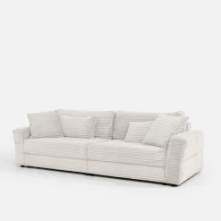 Sofa rozkładana 4-osobowa NOEMI kremowy