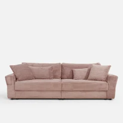 Sofa rozkładana 4-osobowa NOEMI pudrowy róż