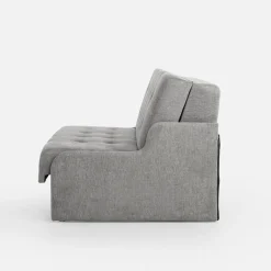 Sofa rozkładana 3-osobowa popielata MATI III