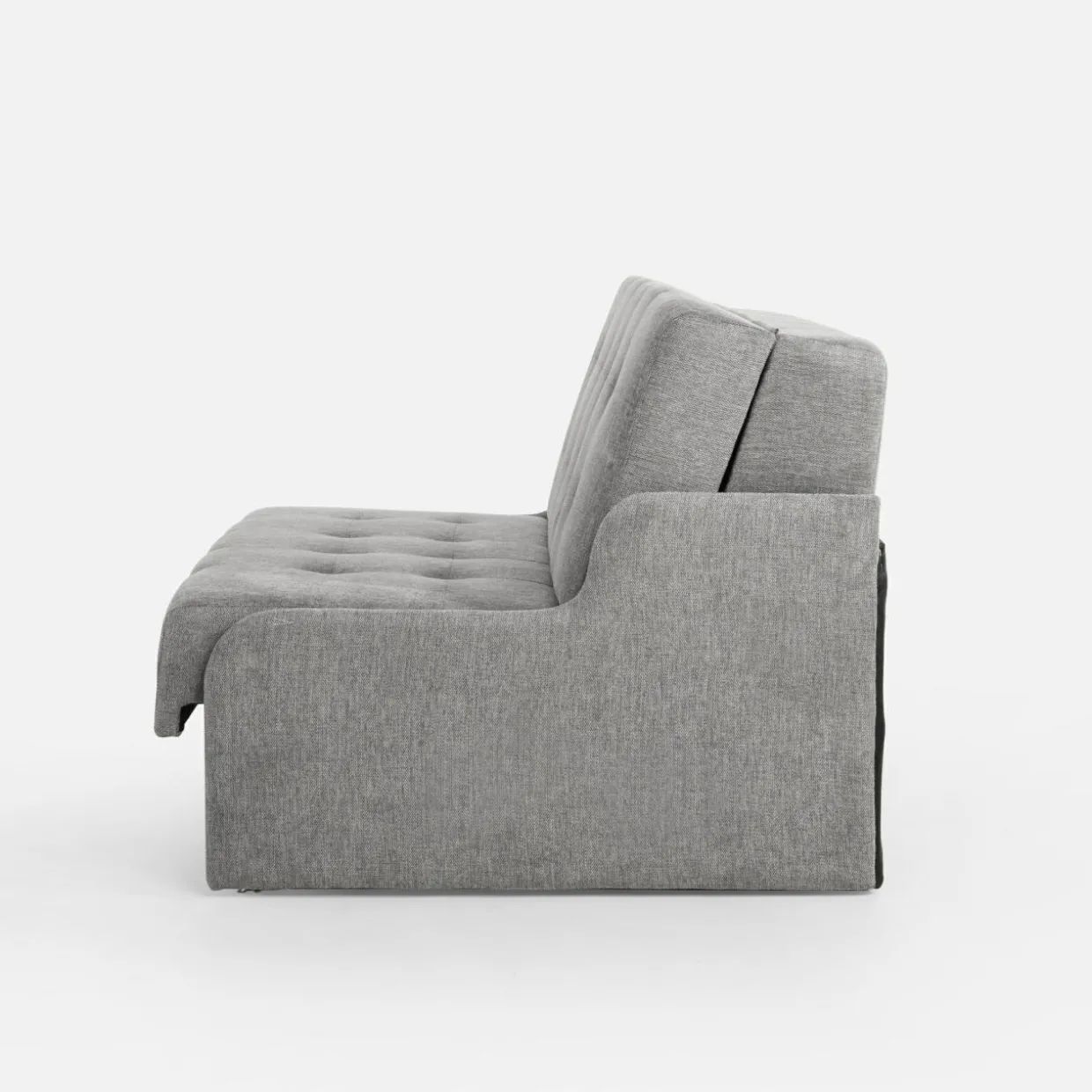 Sofa rozkładana 3-osobowa popielata MATI III