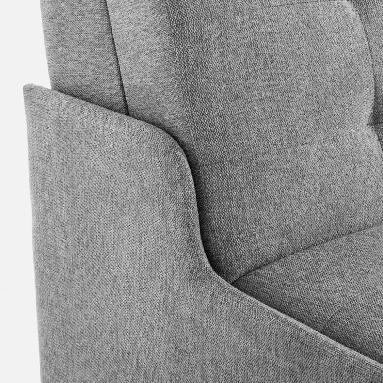 Sofa rozkładana 3-osobowa popielata MATI III