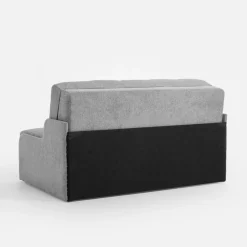 Sofa rozkładana 3-osobowa popielata MATI III