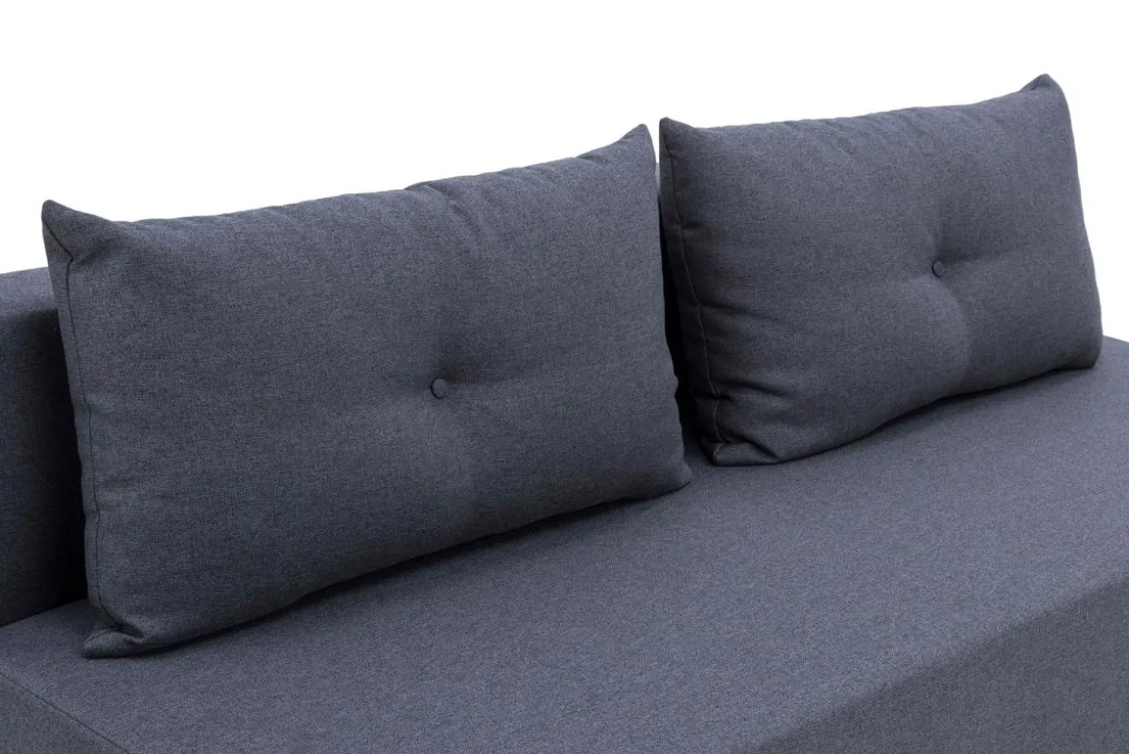 Sofa rozkładana 3-osobowa szara OTTA BIS