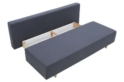 Sofa rozkładana 3-osobowa szara OTTA BIS