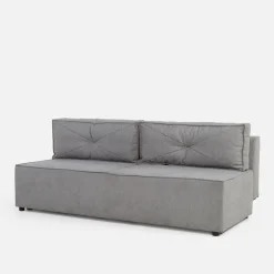 Sofa rozkładana 3-osobowa szara GRIS