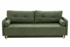 Sofa rozkładana 3-osobowa zielona TAMPA
